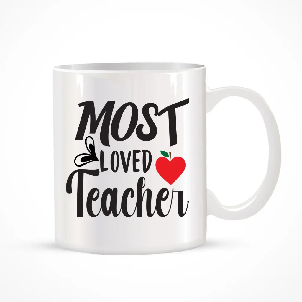 Most Loved Teacher Mug 