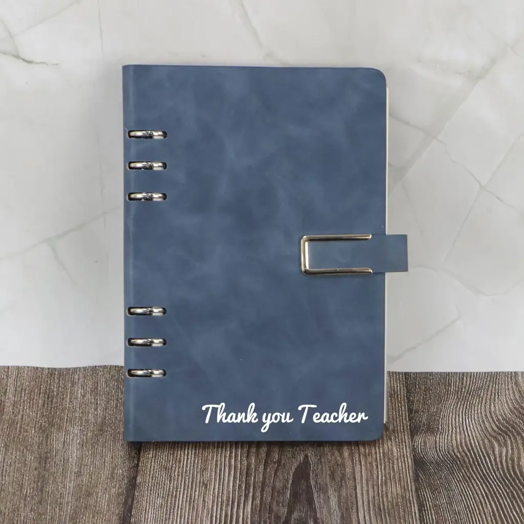  Teacher A5 Refillable Leather Notebook 