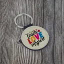 Teacher’s Day PU Leather Round Keychain