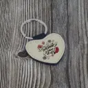 Teacher’s Day PU Leather Heart-Shaped Keychain