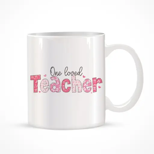 One Loved Teacher Mug